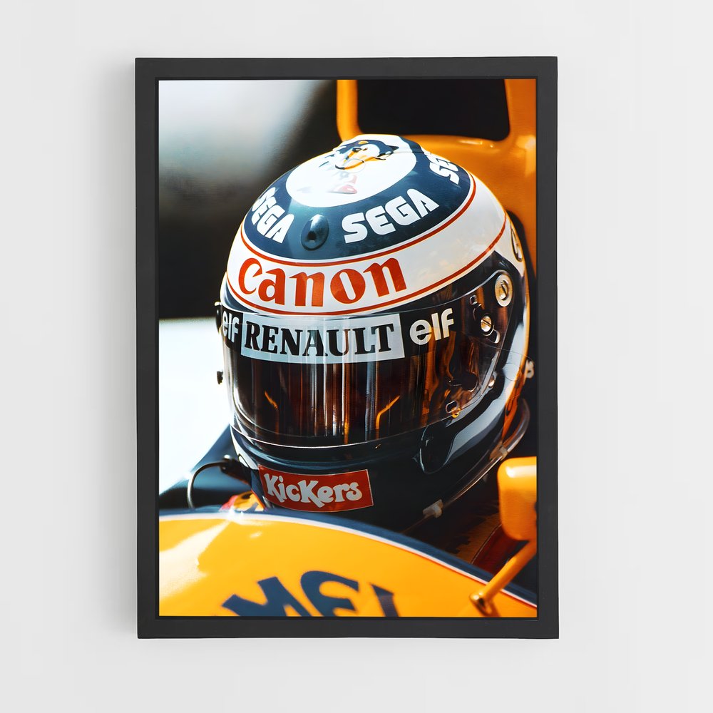 Poster Pilote d'Avant-garde – affiche Voitures de Formule 1 (vue 2)
